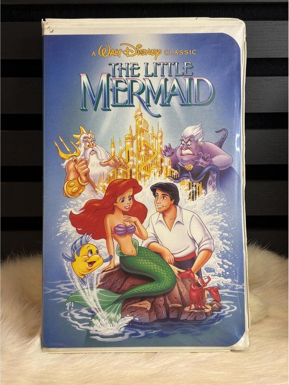 The Little Mermaid Out Of Print Controversial Cover VHS Classic Animated Movie